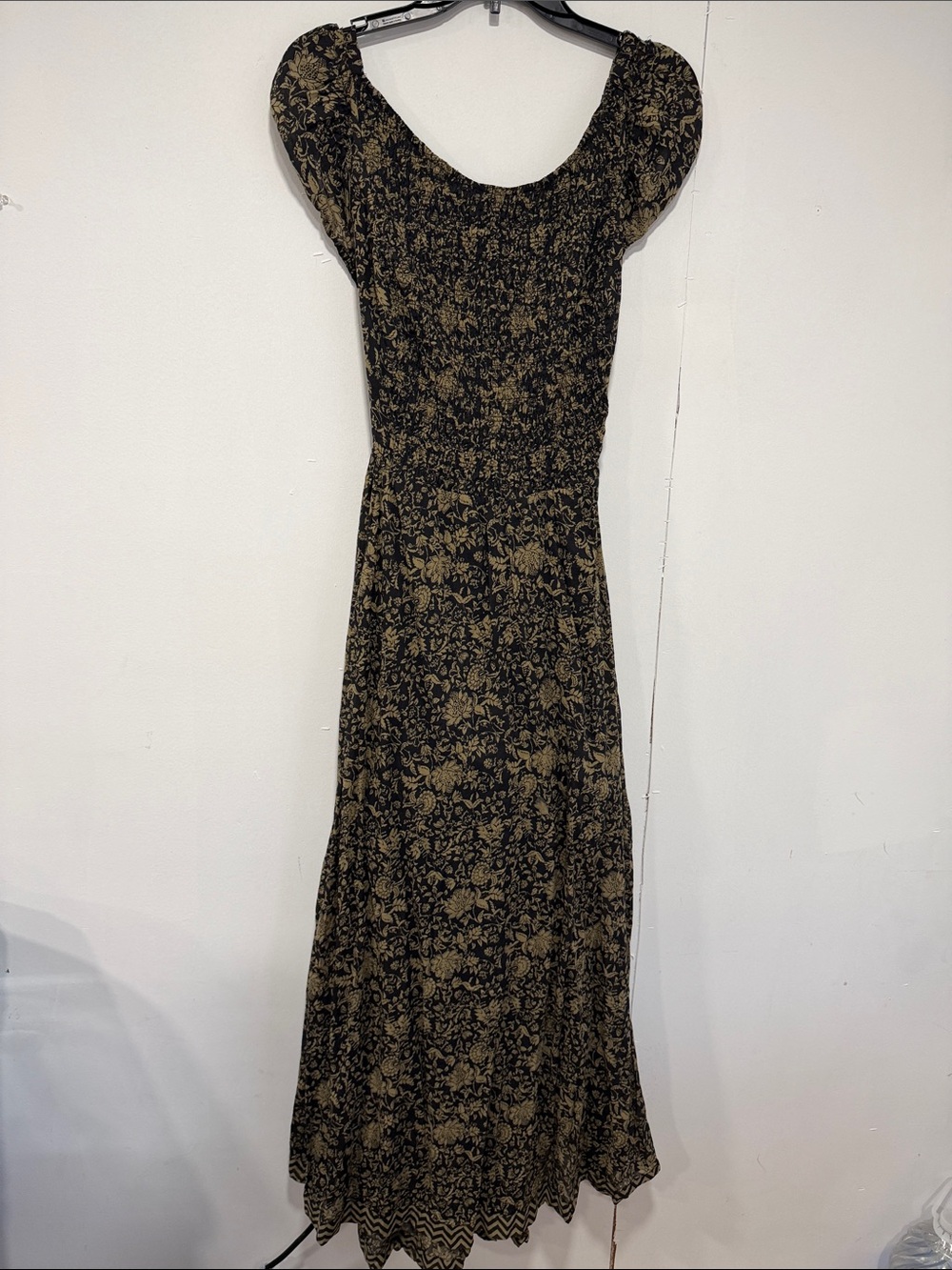 Free People Ultraviolet Maxi Dress in Black Combo Size Medium - Picture 2 of 8